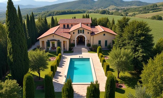 Fotografia immobili con drone in Toscana